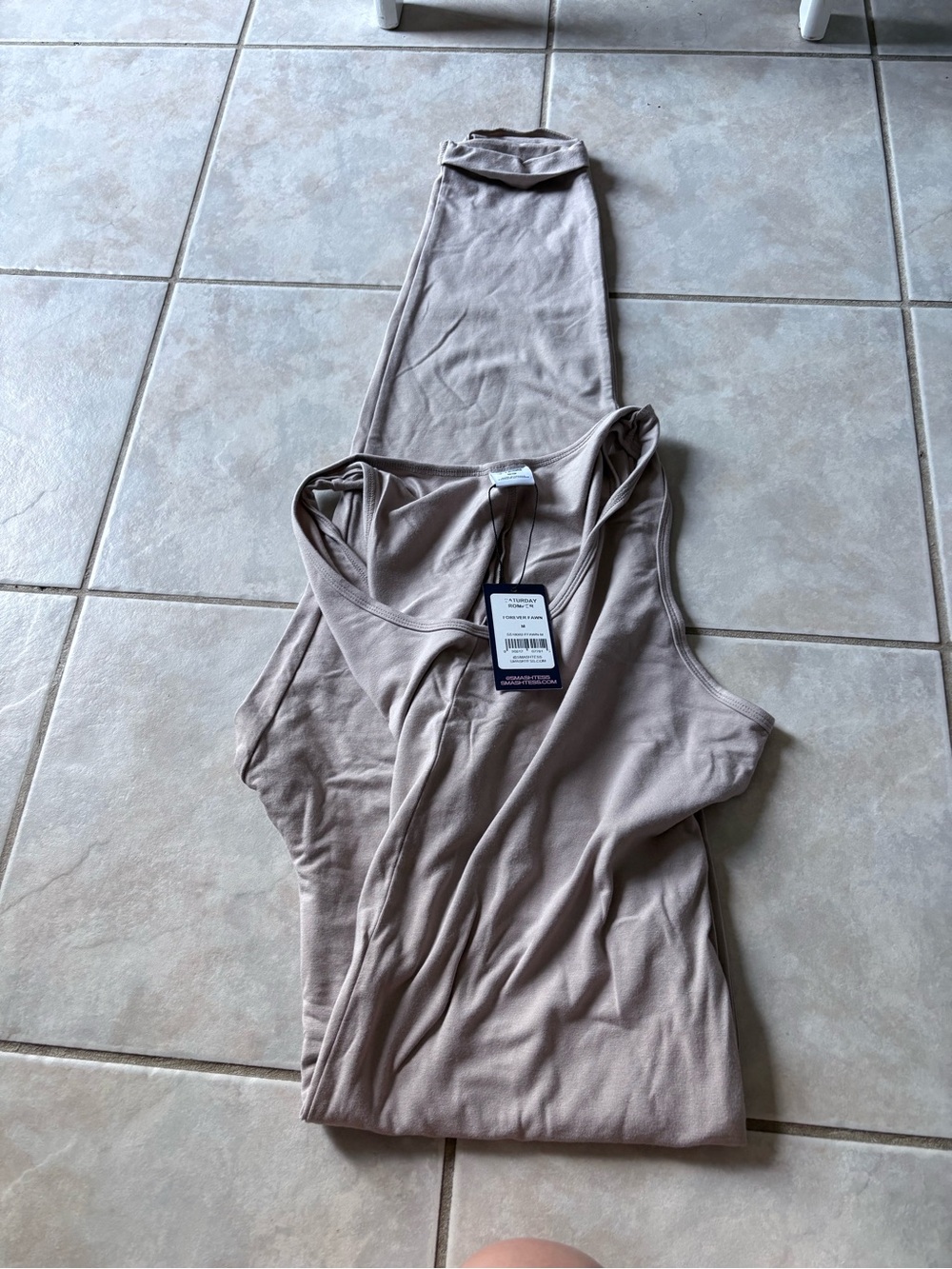 Smash + Tess Scoop Neck Romper in forever Fawn